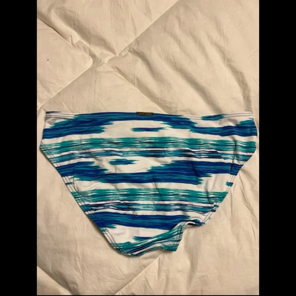 Ralph Lauren blue white & green bikini set top size 10 bottoms  size 8 & 10 - Picture 4 of 4